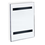 Azar Sign Holder, 8.5" x 14", Vertical, Wall Mounted, Clear, Acrylic, 10/Pack (AZA129913)