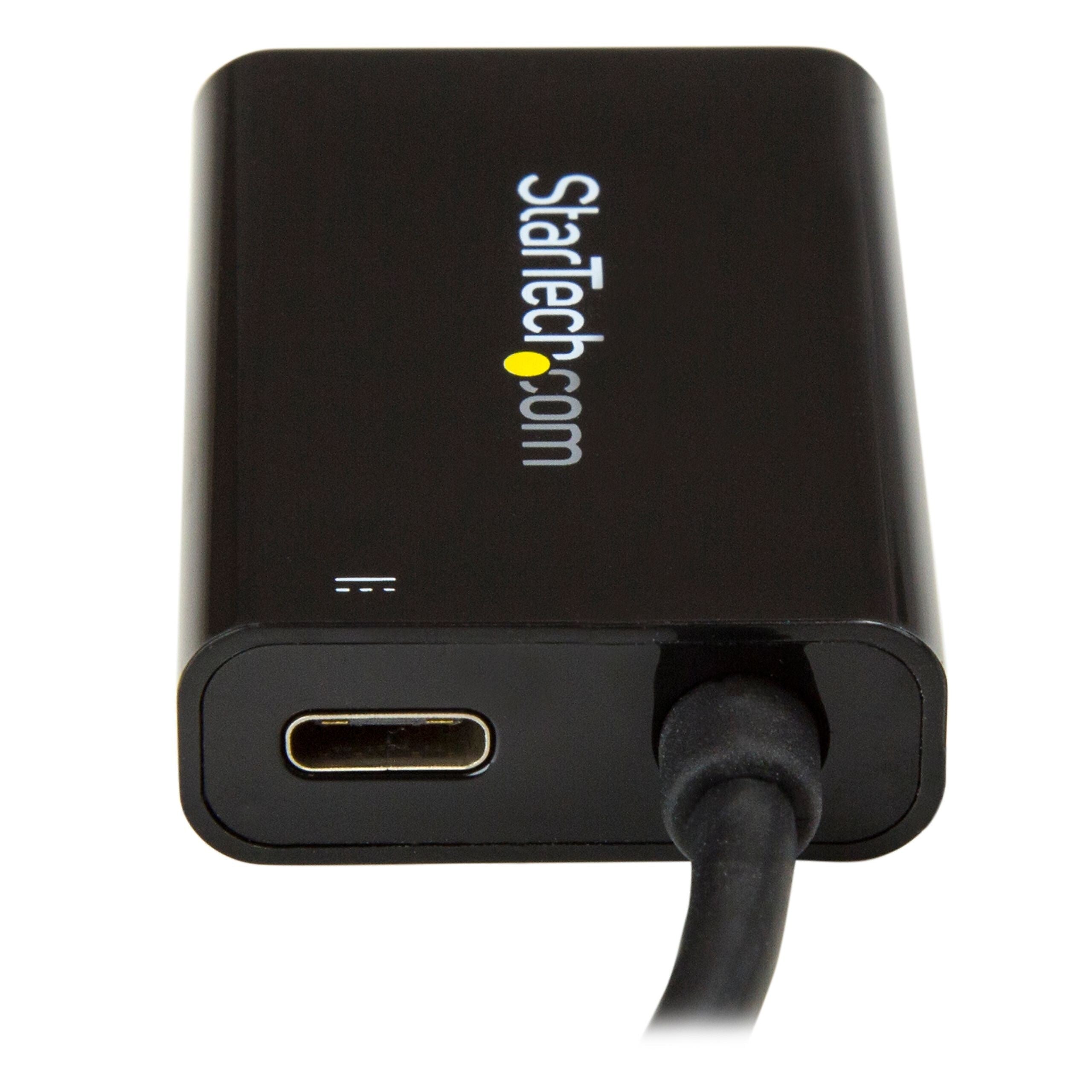 StarTech® USB-C to HDMI Male/Female Video Adapter, Black, 3.9" (CDP2HDUCP)