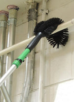 Unger UNG PIPE Star Duster 11" Wire/Polypropylene Bristle Pipe Brush, Black