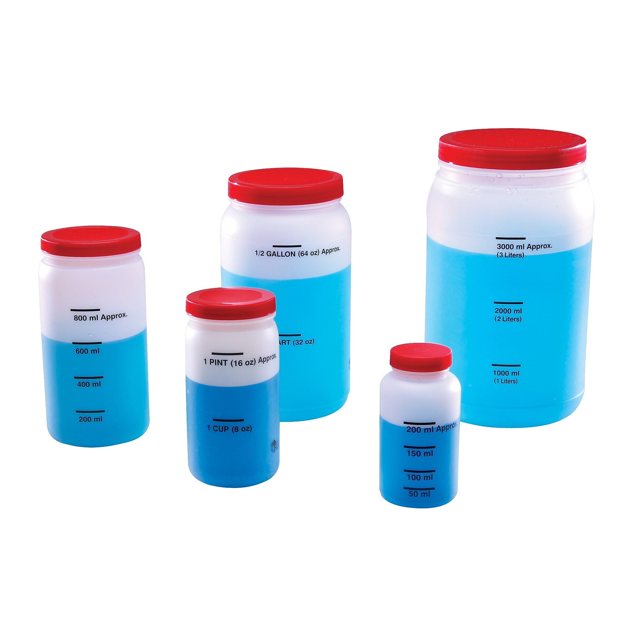 Learning Resources Jar Measuring Tools, 5/Pack (LER2462)