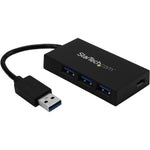 StarTech 4-Port USB 3.0 Hub, Black (HB30A3A1CFB)