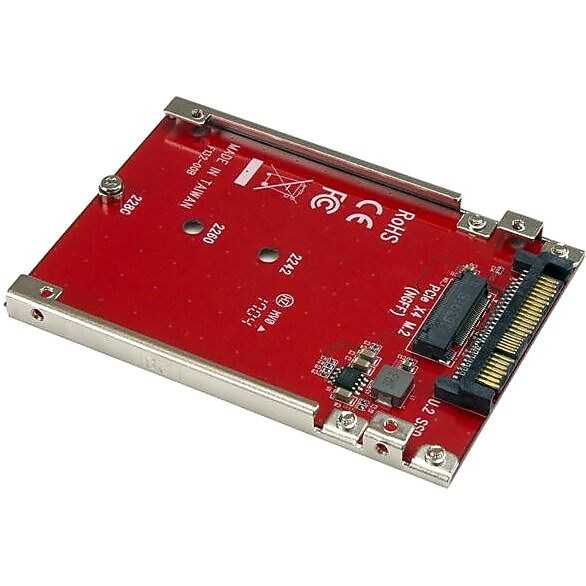 M.2 to U.2 Adapter, M.2 Drive to U.2 (SFF-8639) Host Adapter for M.2 PCIe NVMe SSDs, M.2 Drive Adapter, M.2 PCIe SSD Adapter