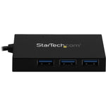 StarTech 4-Port USB 3.0 Hub, Black (HB30A3A1CFB)