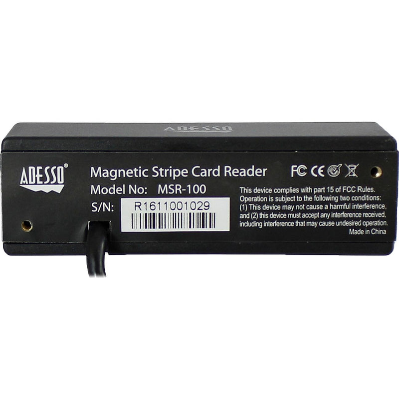 Adesso MSR-100 Magnetic Stripe Card Reader (MSR-100)