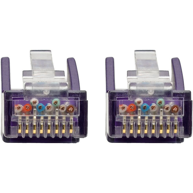 Tripp Lite 1' CAT-6 Ethernet Cable, 24 AWG, Purple (N201-001-PU)