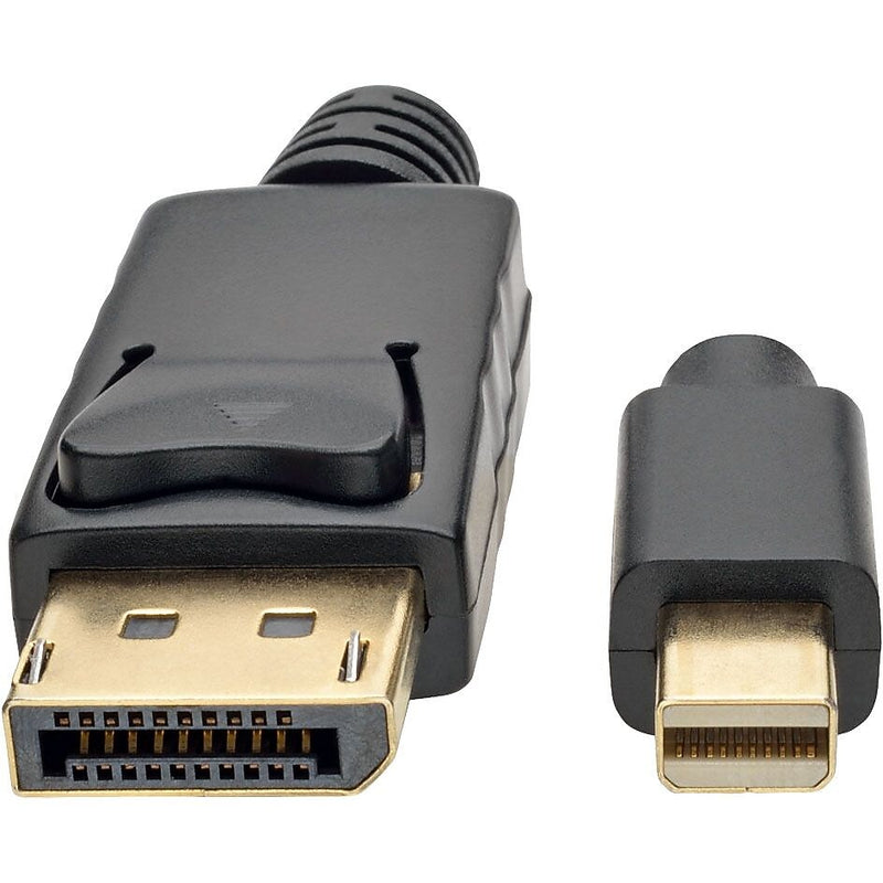 Tripp Lite Mini DisplayPort to DisplayPort 1.2 Adapter Cable 4K @ 60Hz 10ft (P583-010-BK)