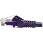 Tripp Lite 1' CAT-6 Ethernet Cable, 24 AWG, Purple (N201-001-PU)