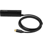 StarTech.com USB C to SATA Adapter Cable for 2.5"/3.5" SSD/HDD Drives, USB 3.1 Hard Drive Adapter Cable, SATA USB adapter