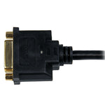 StarTech 8" Male HDMI To Female DVI-D Video Cable Adapter, Black