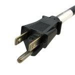 Startech 25' NEMA 5-15R to NEMA 5-15P Power Extension Cord, Black
