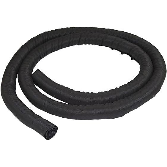StarTech Cable Management Sleeve, 2 m, Cable Organizer, Flexible Cable Cover, Trimmable Fabric Cord Hider, Cord Management