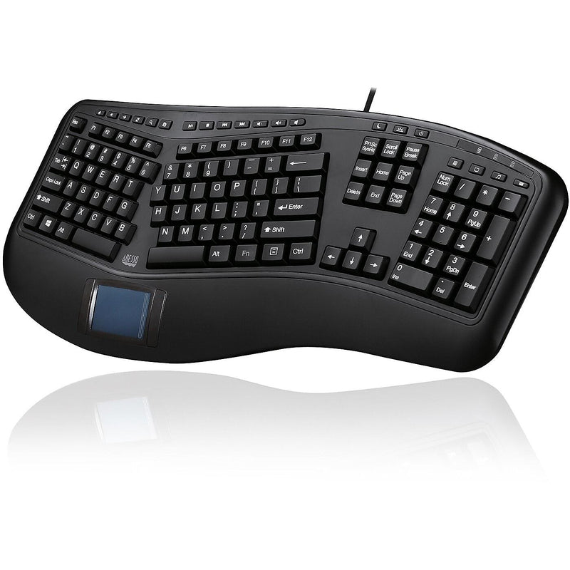 Adesso Tru-Form Wired Keyboard, Black (AKB-450UB)