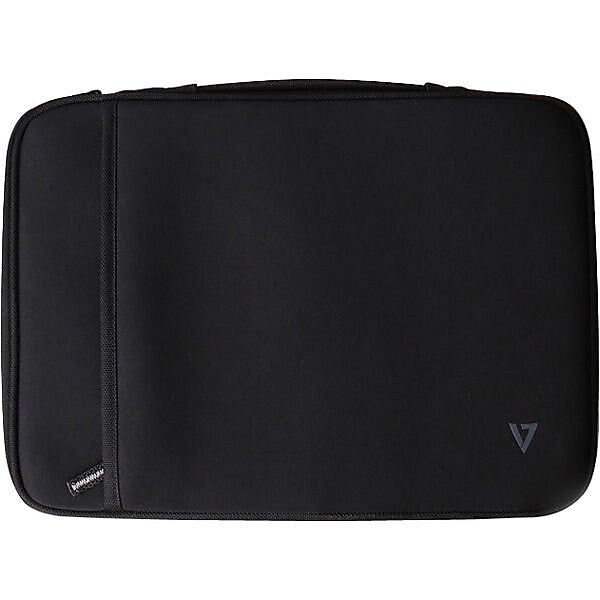 V7 Laptop Sleeve, Black Neoprene (CSE5H-BLK-9N)