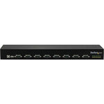 StarTech.com 8-Port USB to Serial Adapter Hub, USB to RS232 Port Adapter with Daisy Chain, Rackmount (ICUSB23208FD)