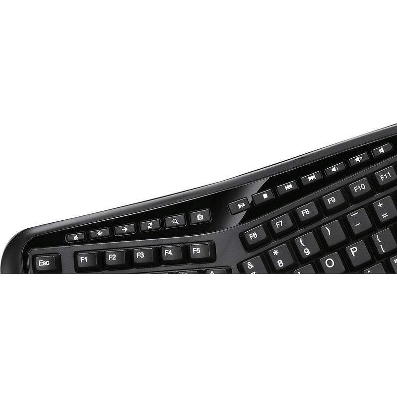 Adesso Tru-Form Wired Keyboard, Black (AKB-450UB)