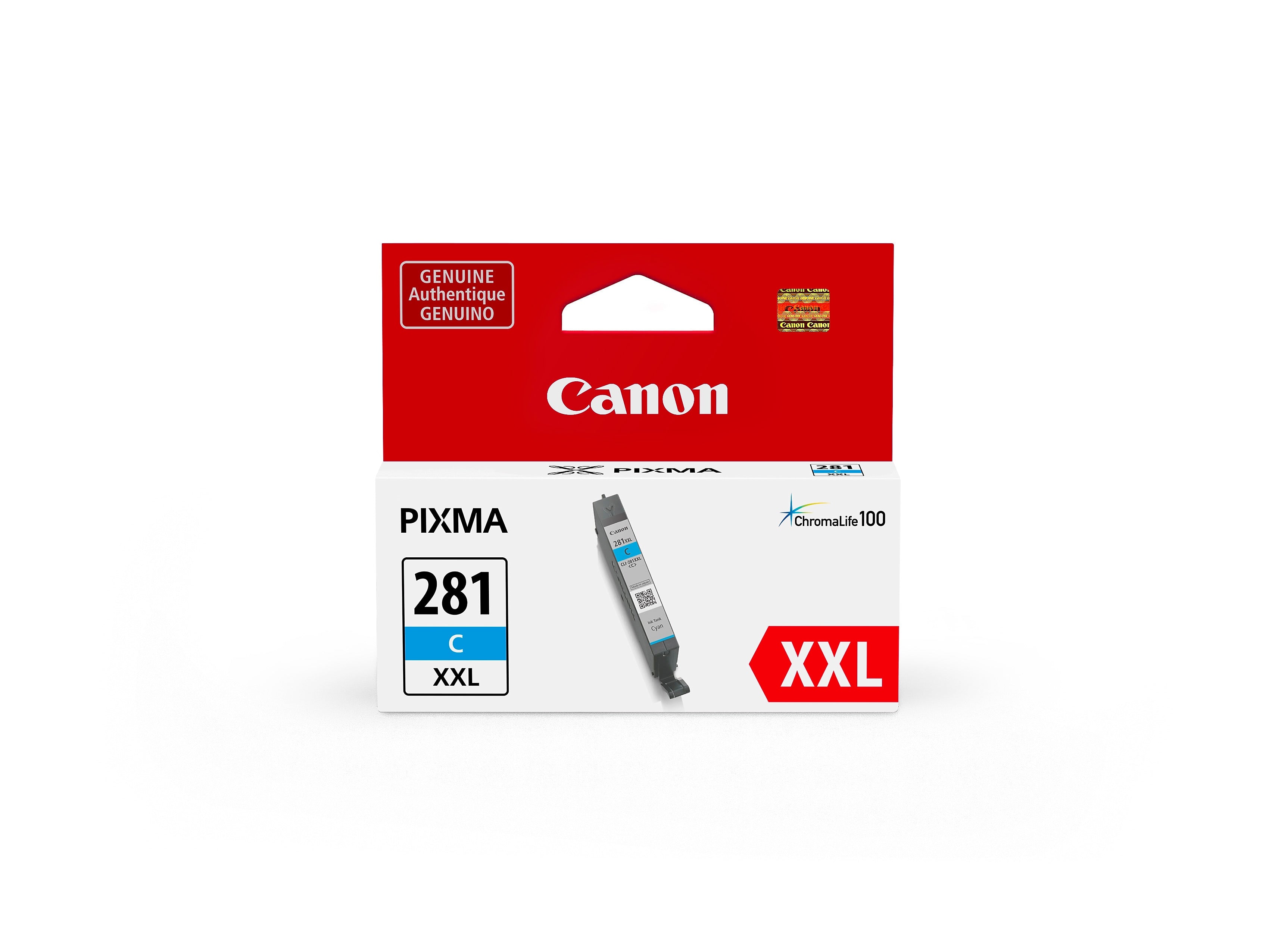 Canon 281XXL Cyan Extra High Yield Ink Cartridge (1980C001)