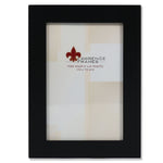 Lawrence Frames 4" x 6" Wood Classic Picture Frame, Black (34346)