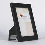 Lawrence Frames 4" x 6" Wood Classic Picture Frame, Black (34346)