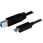 StarTech.com 1m (3ft) USB-C to USB-B Cable, M/M, USB 3.1 (10Gbps), USB Type-C to USB Type-B Cable (USB31CB1M)