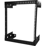 StarTech 12U Wall Mount Server Rack- Equipment rack, 12in Depth, Black (RK12WALLO)