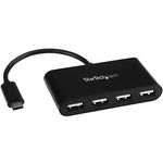 StarTech 4-Port USB 2.0 Hub, Black (ST4200MINIC)