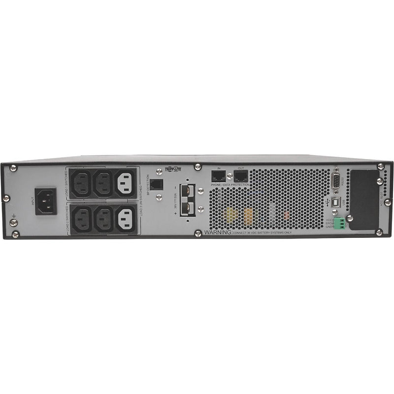 Tripp Lite SmartOnline 1500VA Battery Backup UPS, 6-Outlets, Black (SUINT1500LCD2U)