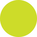 ColorBrite™ Blank 2" Circle Paper Label, Fluorescent Chartreuse, 500/Roll (B2C)