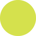 ColorBrite™ Blank 4" Circle Paper Label, Fluorescent Chartreuse, 500/Roll (B4C)