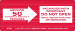 Labelmaster® Method 50 Label, Paper, 2-1/2" x 6", 1000/Roll (B70R)