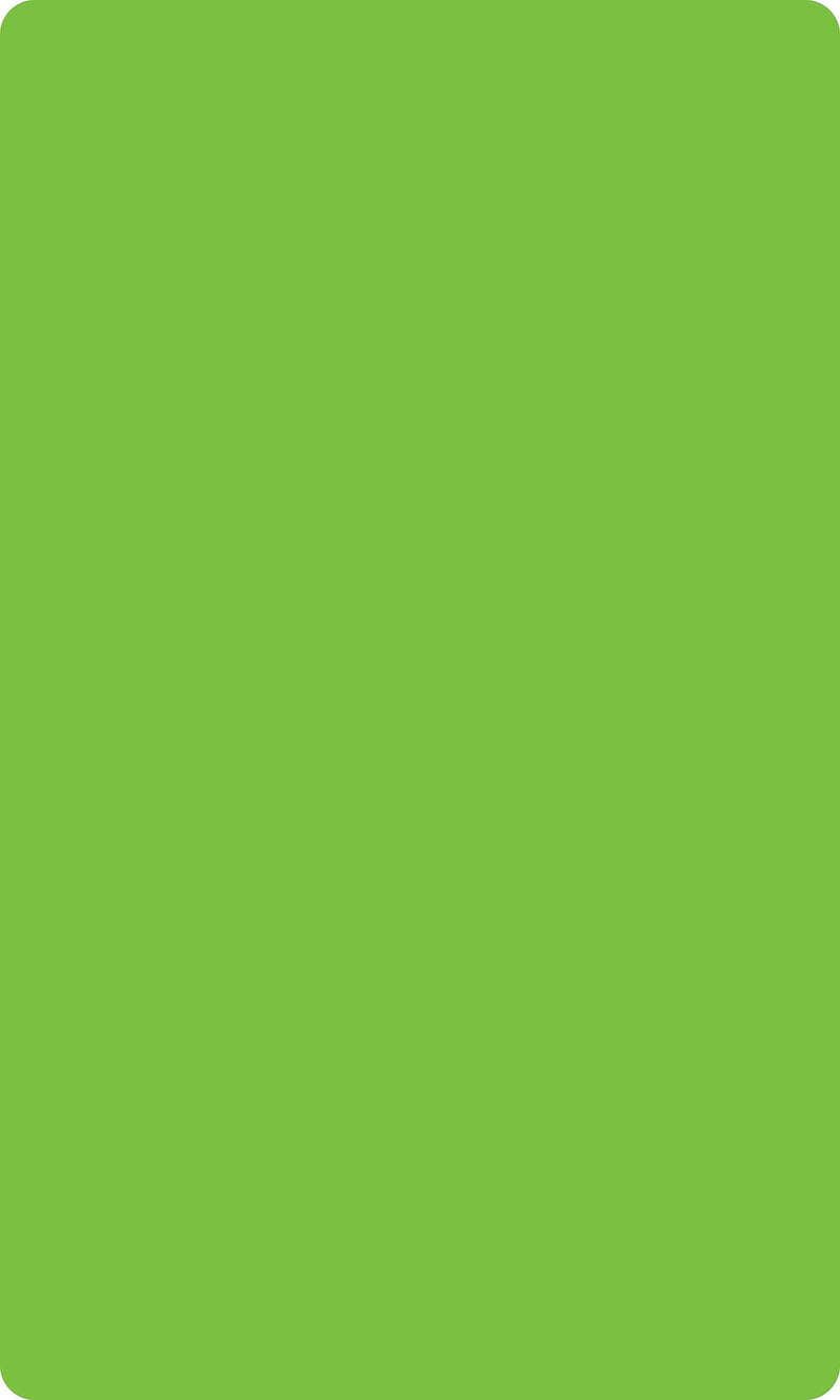 ColorBrite™ Blank 3" x 5" Rectangle Paper Label, Fluorescent Green, 3" x 5", 500/Roll (BH8G)
