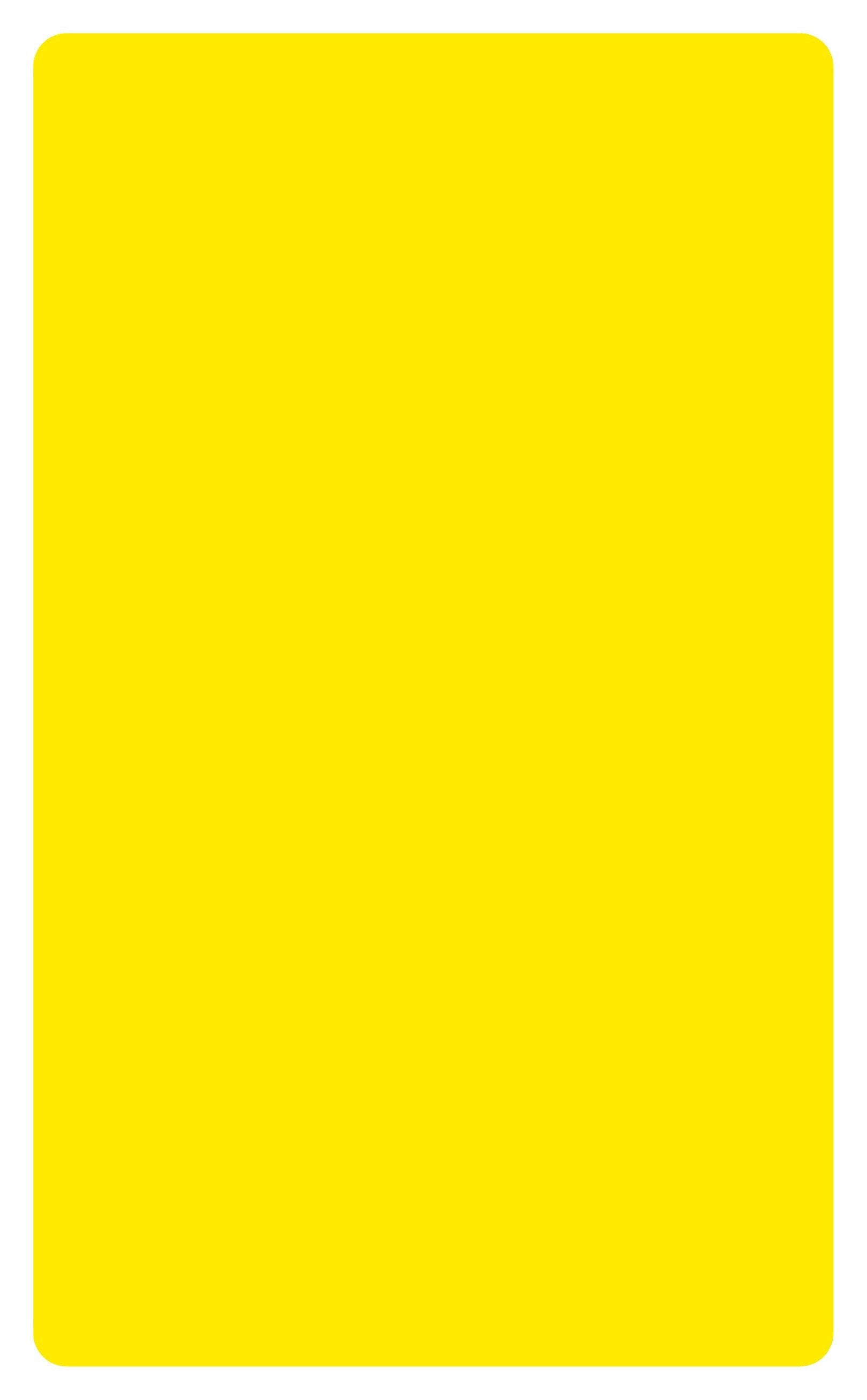 Labelmaster® Blank 3" x 5" Rectangle Paper Label, Yellow, 3" x 5", 500/Roll (BH8Y)