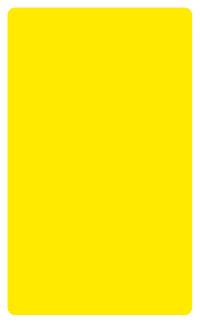 Labelmaster® Blank 3" x 5" Rectangle Paper Label, Yellow, 3" x 5", 500/Roll (BH8Y)