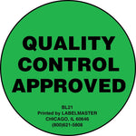 ColorBrite™ "Quality Control Approved" Label, 500/Roll (BLT21)