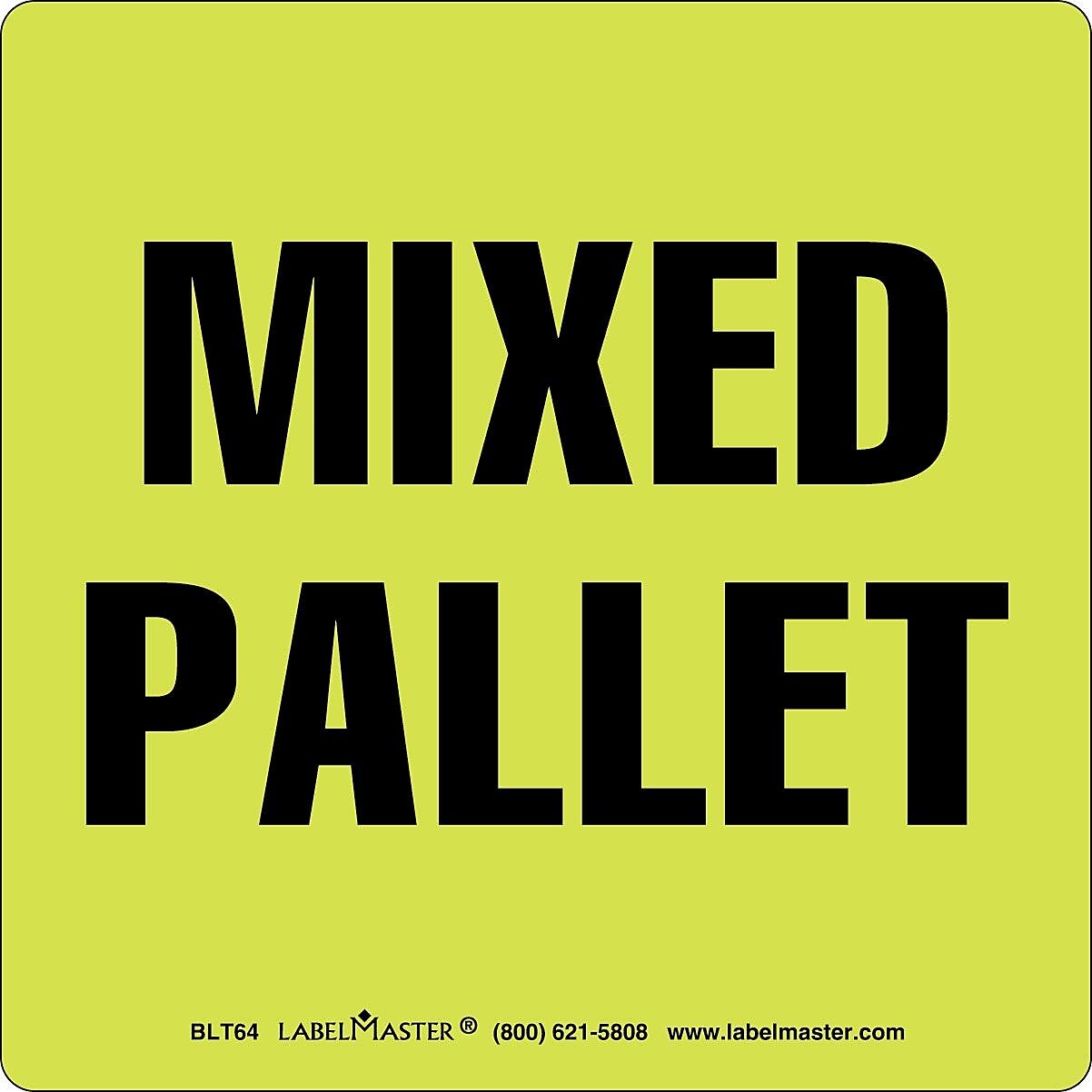 ColorBrite™ "Mixed Pallet" Label, 4" x 4", 500/Roll (BLT64)