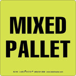 ColorBrite™ "Mixed Pallet" Label, 4" x 4", 500/Roll (BLT64)
