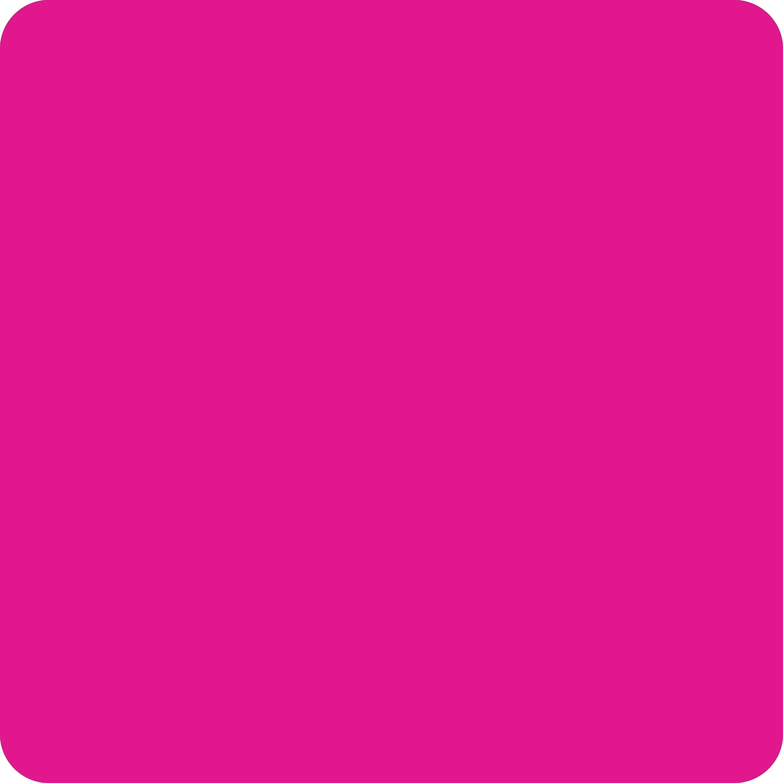 ColorBrite™ Blank 2" Square Paper Label, Fluorescent Pink, 2" x 2", 500/Roll (BS2P)