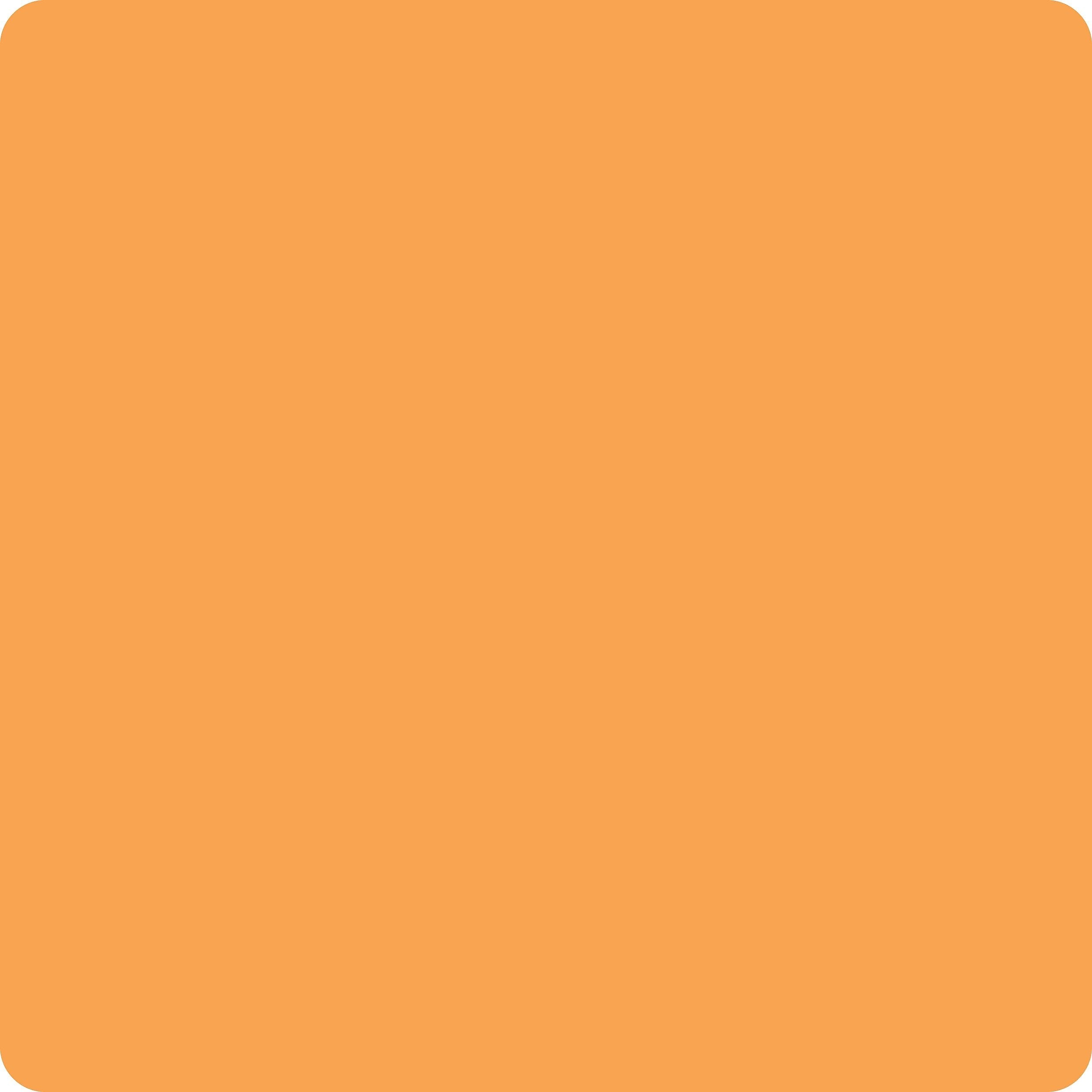 ColorBrite™ Blank 3" Square Paper Label, Fluorescent Orange, 3" x 3", 500/Roll (BS3O)