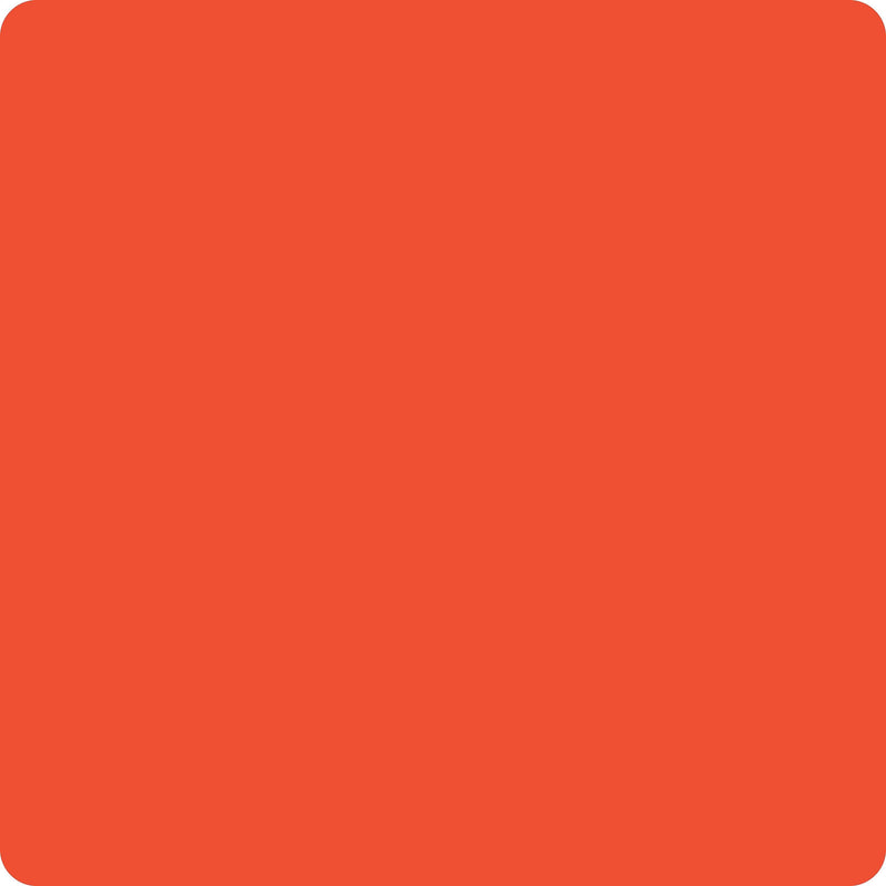 ColorBrite™ Blank 3" Square Paper Label, Fluorescent Red, 500/Roll (BS3R)