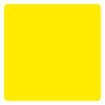Labelmaster® Blank 3" Square Paper Label, Yellow, 3" x 3", 500/Roll (BS3Y)