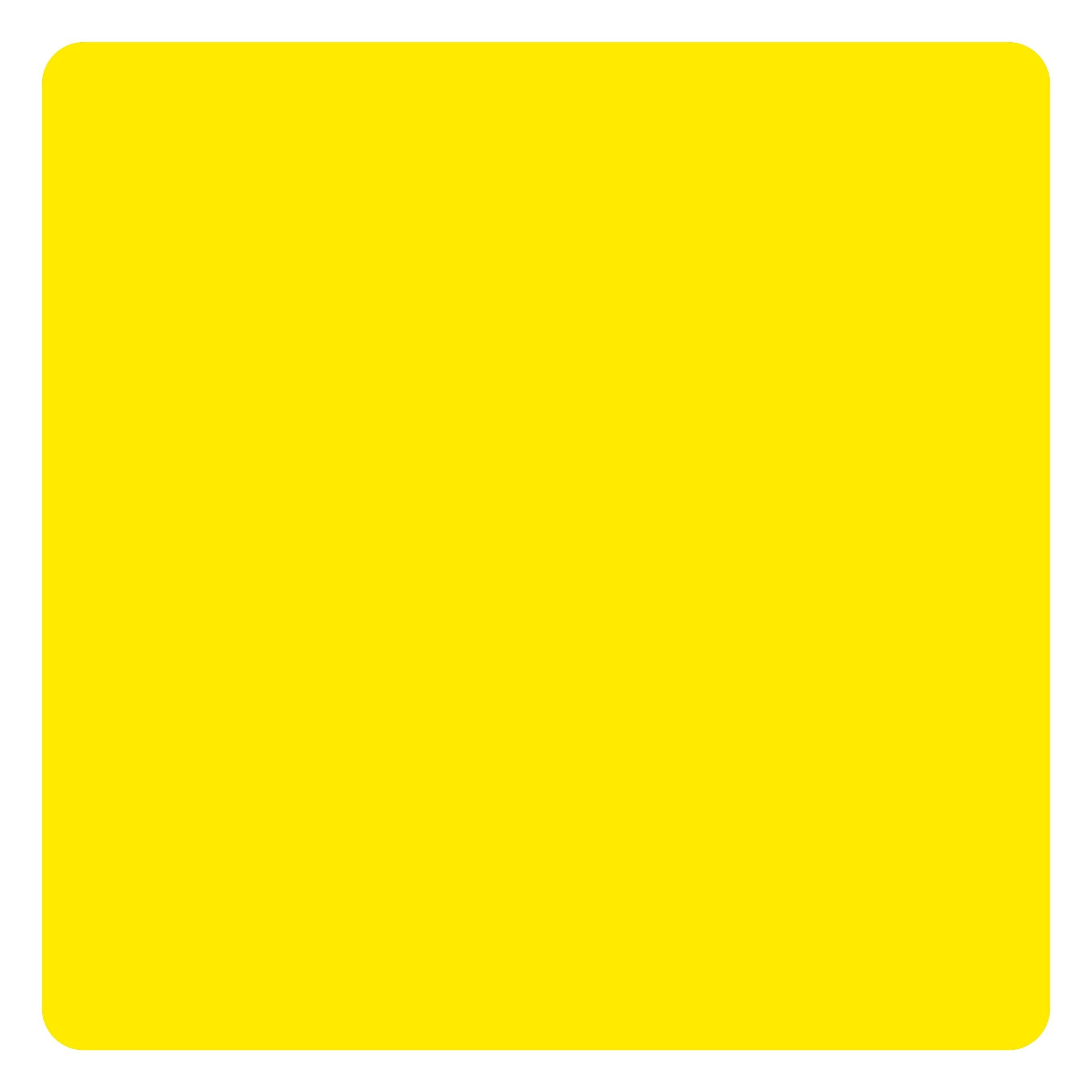 Labelmaster® Blank 3" Square Paper Label, Yellow, 3" x 3", 500/Roll (BS3Y)