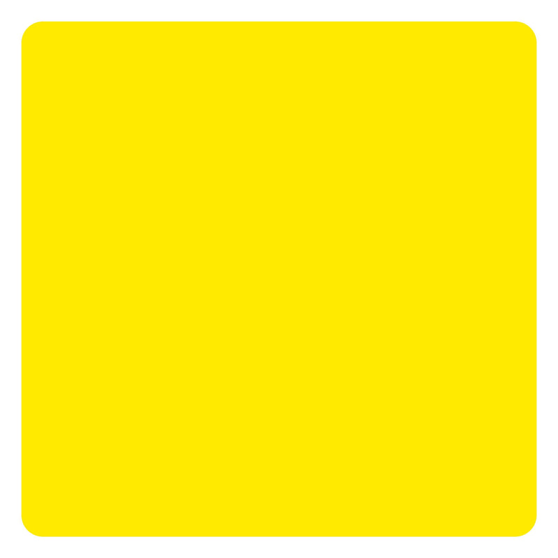 Labelmaster® Blank 3" Square Paper Label, Yellow, 3" x 3", 500/Roll (BS3Y)