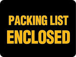 ColorBrite™ "Packing List Enclosed" Label, 1.5" x 2", 500/Roll (BT310)