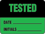 ColorBrite™ "Tested" Label, 1.5" x 2", 500/Roll (BT322)