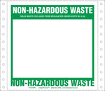 Labelmaster® Non-Hazardous Waste Label, Blank Open Box, Pin-Feed Paper, 5.875" x 6", 500/Pack (CFGAWM7)