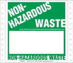 Labelmaster® Non-Hazardous Waste Label, Blank 1/2 Open Box, Pin-Feed Paper, 5.875" x 6", 500/Pack (CFGBWM7)