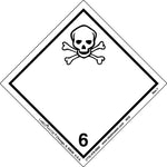 Labelmaster® Toxic Label, International, Paper, 100mm x 100mm, 500/Roll (HC8)
