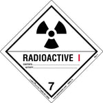 Labelmaster® Radioactive I Label, Worded, PVC-Free Film, 100mm x 100mm, 500/Roll (HMSL14)