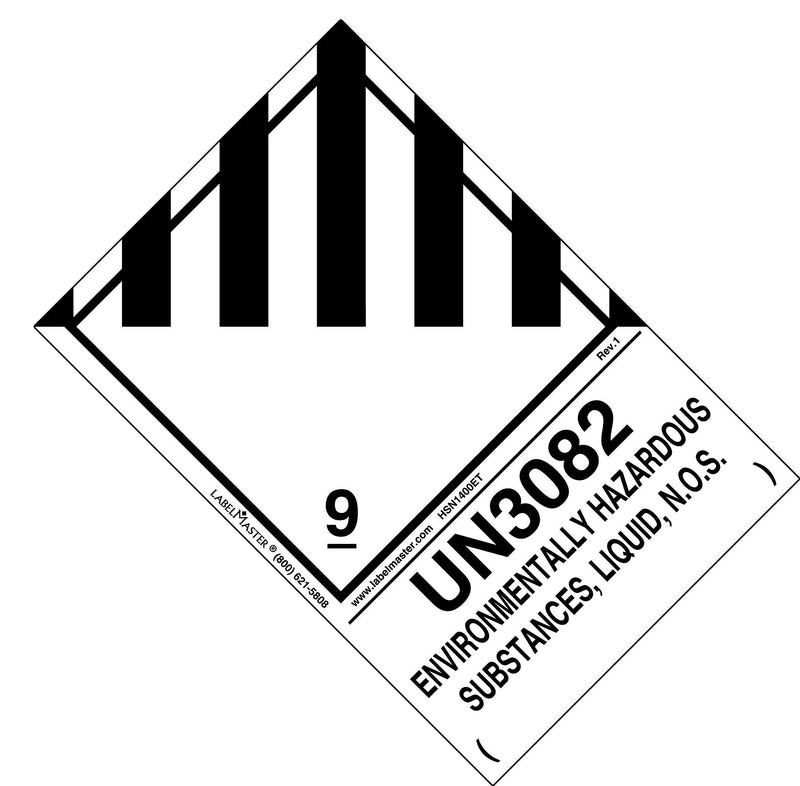 Labelmaster® UN3082 Environmentally Hazardous Substances, Liquid, N.O.S., 150mm x 100mm, 500/Roll (HSN1400ET)