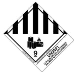 Labelmaster® UN3091 Lithium Metal Batteries Packed with Equipment Label, Std. Tab, 120mm x 100mm, 500/Roll (HSNLB5600)