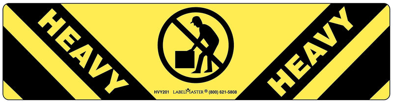 Labelmaster® Heavy Label, Paper, 2" x 8", 500/Roll (HVY201)